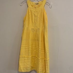 Sleeveless dress sz 10 sunshine yellow